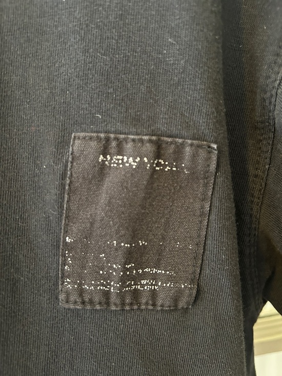 Teen NYC Black Crew Neck Short Sleeve Shirt - minimalist street urban - Picture 2 of 5